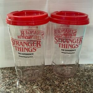 Stranger Things The Experience Collector’s Item set of 2 tumblers